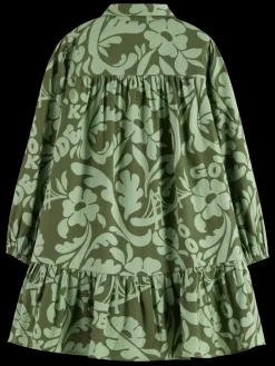 ALLOVER PRINTED LIGHTWEIGHT FLANNEL SHIRT DRESS-Scotch & Soda Sale