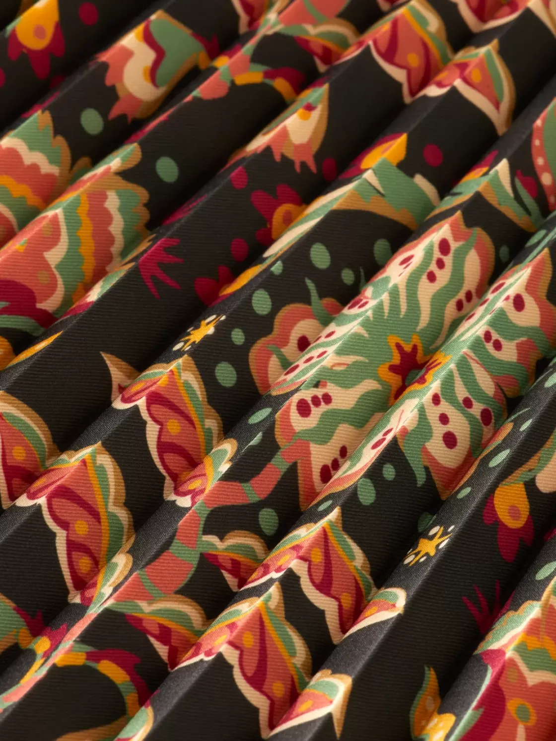 ALLOVER PRINTED PLEATED MIDI SKIRT-Scotch & Soda Discount