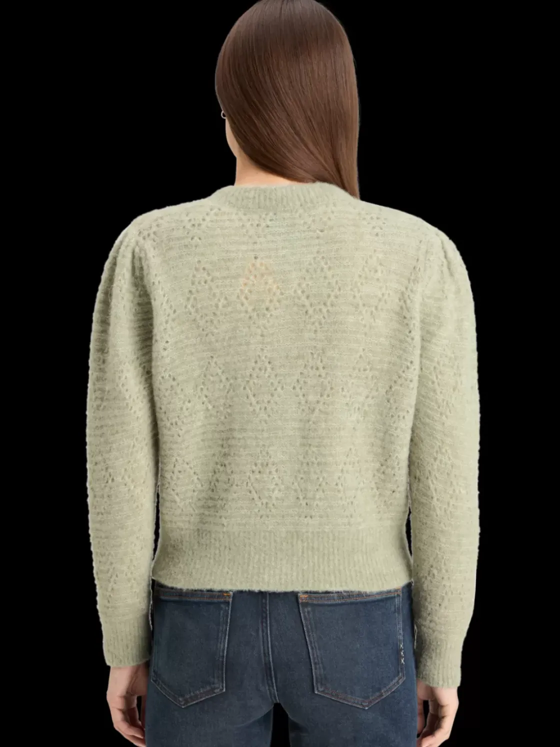 BOUCL CREW NECK CARDIGAN-Scotch & Soda Clearance