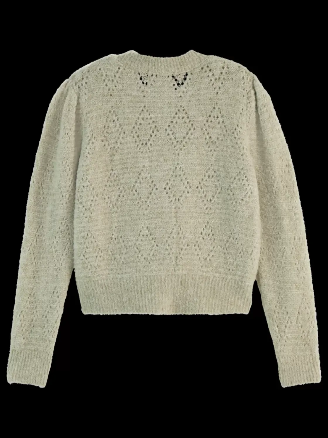 BOUCL CREW NECK CARDIGAN-Scotch & Soda Clearance