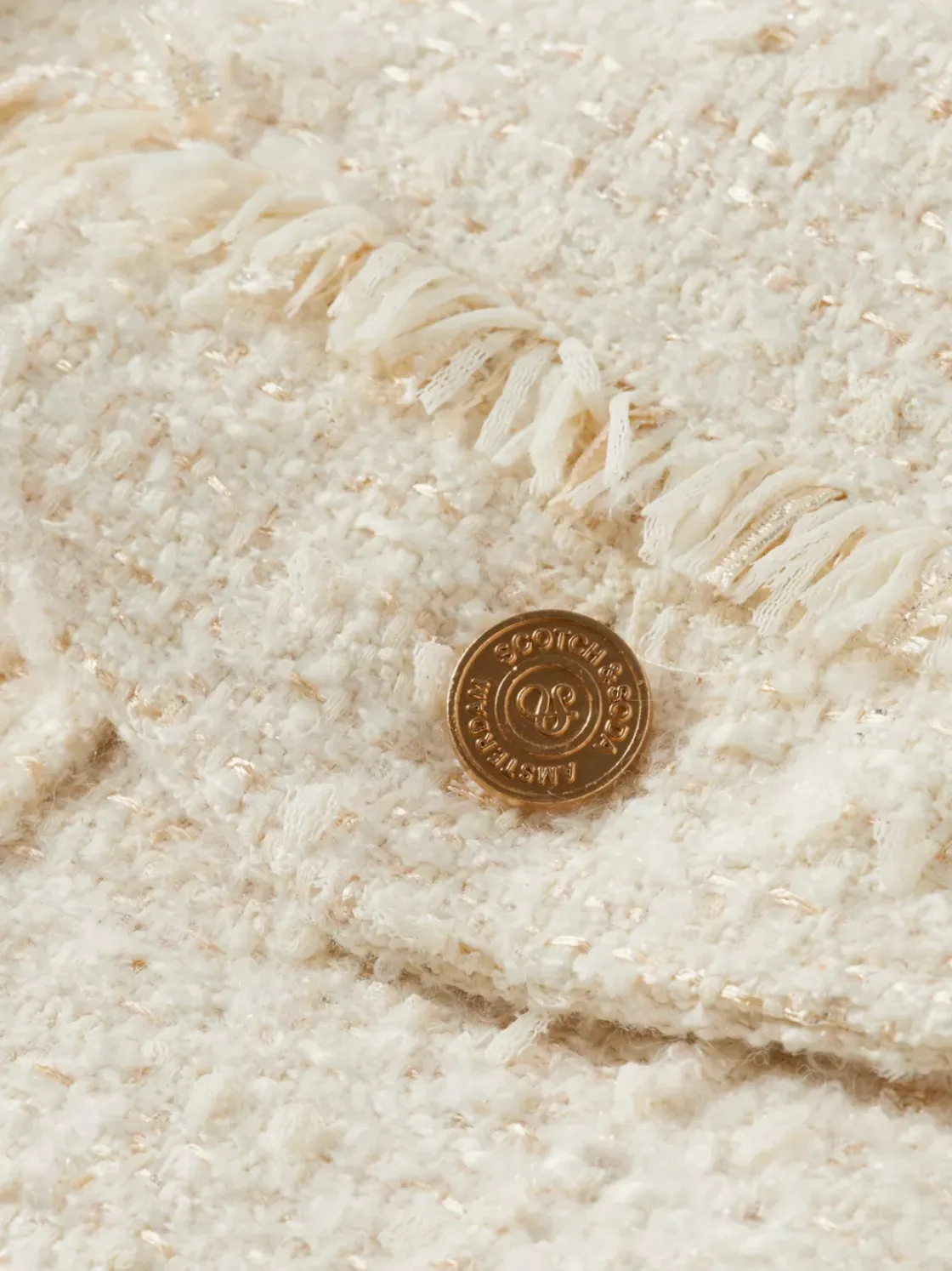 BOUCLE TWEED TRUCKER JACKET-Scotch & Soda Clearance