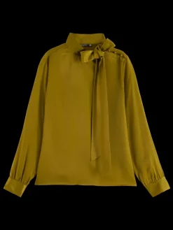 BOW NECK TOP-Scotch & Soda Best