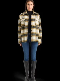 BRUSHED CHECK WOOL MIX SHIRT JACKET-Scotch & Soda Discount