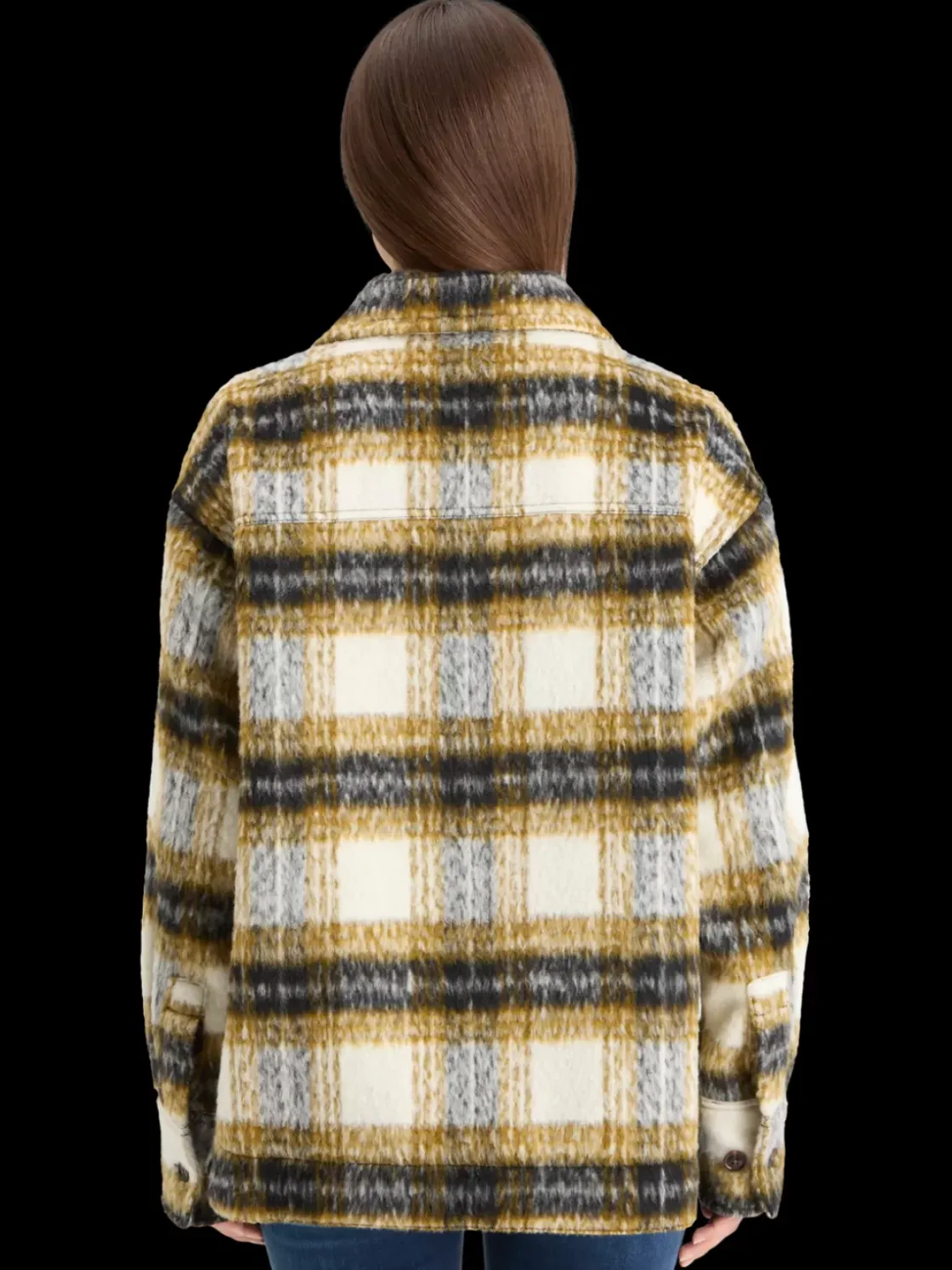 BRUSHED CHECK WOOL MIX SHIRT JACKET-Scotch & Soda Discount