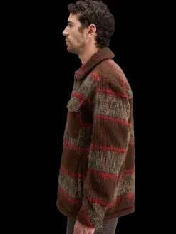 BRUSHED WOOL BLEND OVERSHIRT-Scotch & Soda Fashion