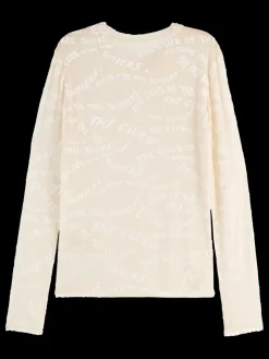 BURN OUT AOP LONG SLEEVE T-SHIRT-Scotch & Soda Discount