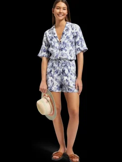 CAMP SHIRT IN LINEN-Scotch & Soda New