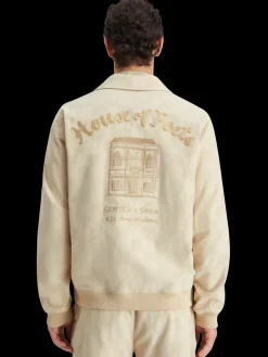 Check-patterned corduroy college jacket-Scotch & Soda Online