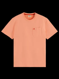 Chest pocket jersey t-shirt-Scotch & Soda Clearance