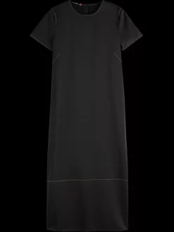 CONTRAST STITCHING SATIN DRESS-Scotch & Soda Hot