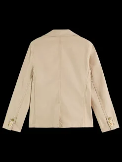 Cotton linen blazer-Scotch & Soda Hot