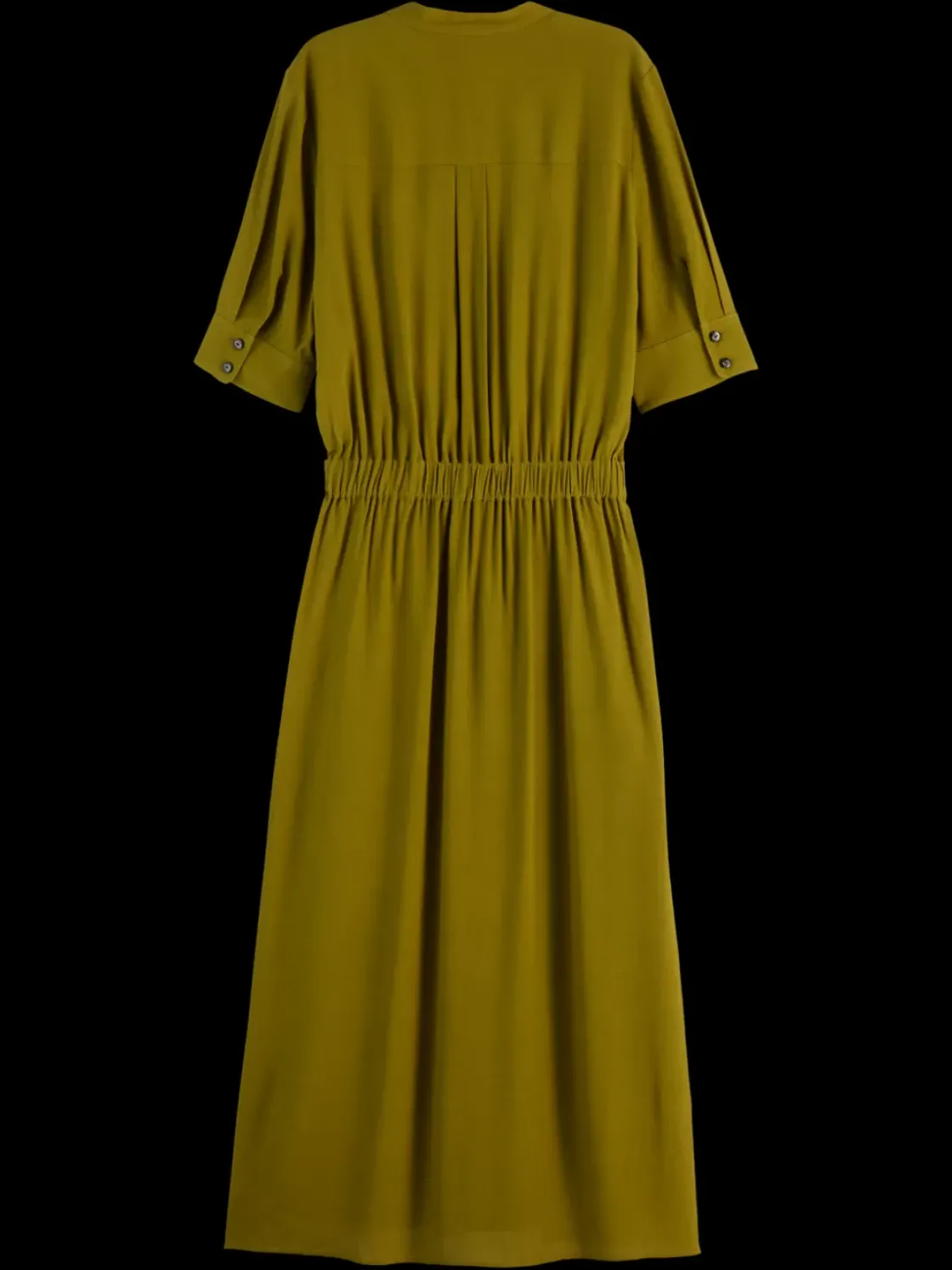 CREPE MIDI DRESS WITH CHEST POCKETS-Scotch & Soda Sale