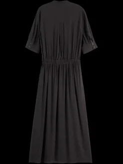 CREPE MIDI DRESS WITH CHEST POCKETS-Scotch & Soda Sale