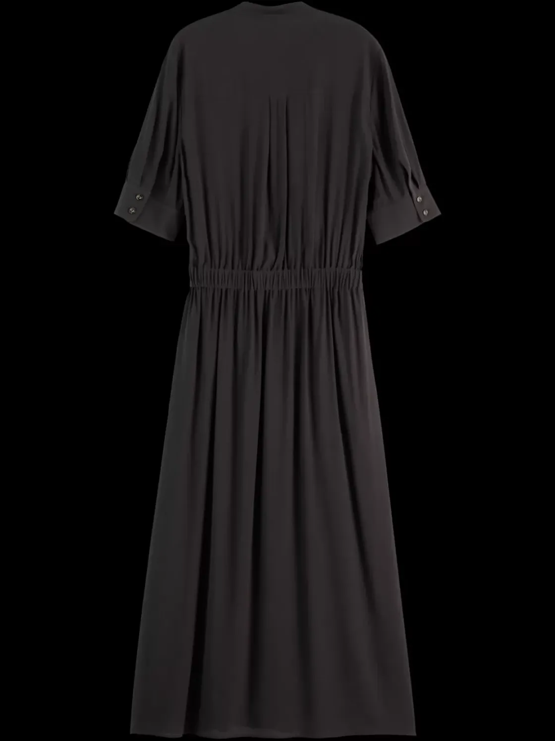 CREPE MIDI DRESS WITH CHEST POCKETS-Scotch & Soda Sale