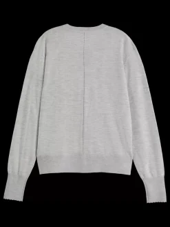 CREW NECK RELAXED CARDIGAN-Scotch & Soda Best