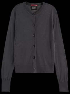 CREW NECK RELAXED CARDIGAN-Scotch & Soda Discount
