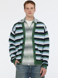 Crochet dropped shoulder cardigan-Scotch & Soda New