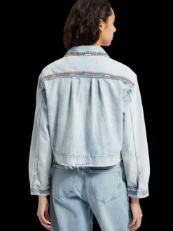 CROPPED DENIM JACKET - SEA STAR-Scotch & Soda Discount