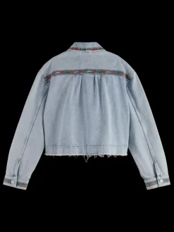 CROPPED DENIM JACKET - SEA STAR-Scotch & Soda Discount