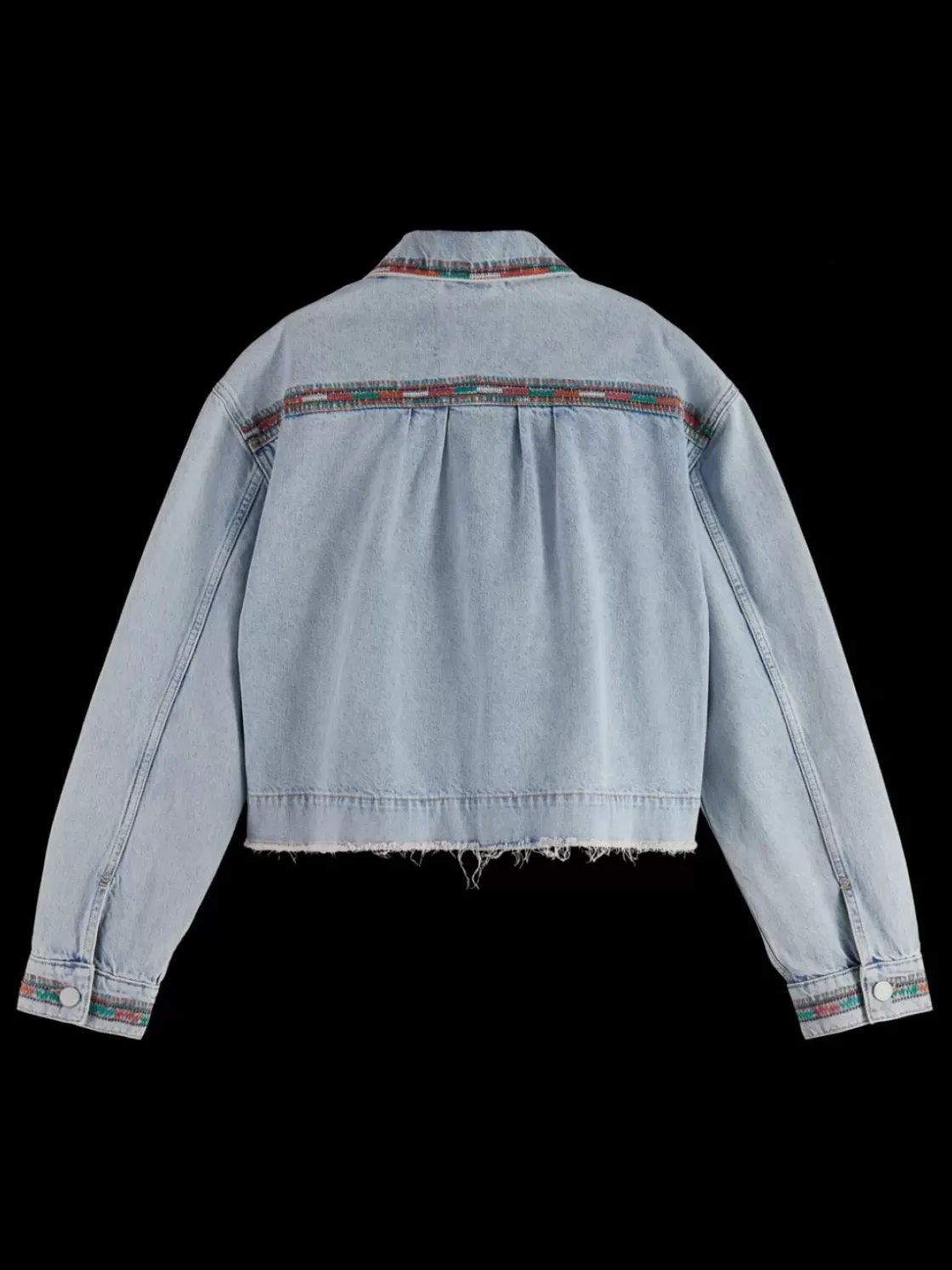 CROPPED DENIM JACKET - SEA STAR-Scotch & Soda Discount