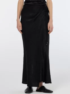 Crushed Satin Skirt-Scotch & Soda Discount