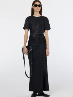 Crushed Satin Wrap Top-Scotch & Soda Outlet