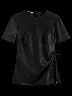 Crushed Satin Wrap Top-Scotch & Soda Outlet