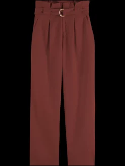 DAISY - HIGH RISE STRAIGHT LEG PAPER BAG PANT-Scotch & Soda Hot