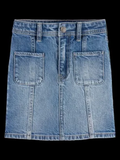DENIM PATCH POCKET SKIRT - DREAM CATCHER-Scotch & Soda Outlet