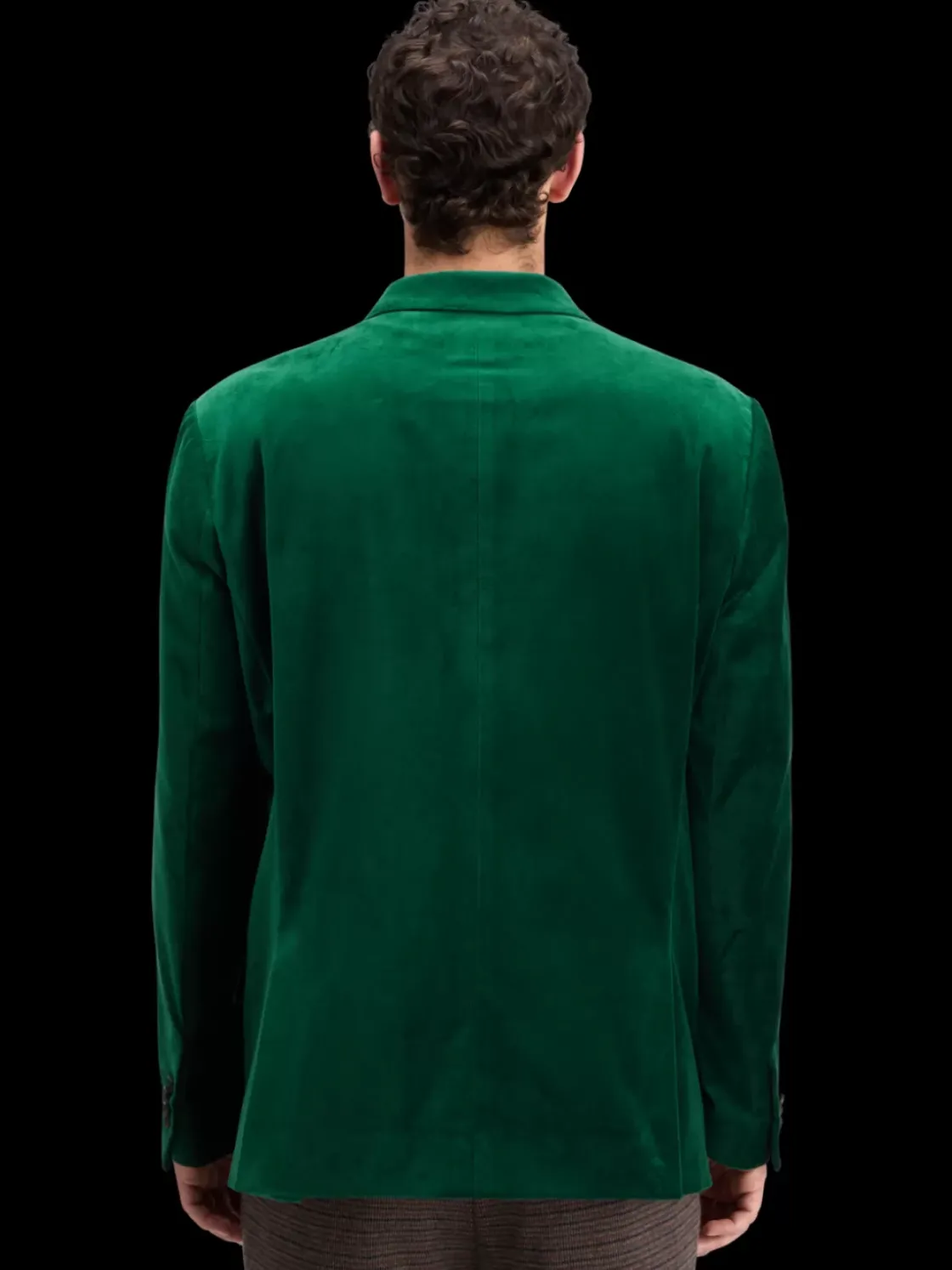 DOUBLE-BREASTED VELVET PARTY BLAZER-Scotch & Soda Fashion