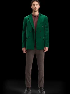 DOUBLE-BREASTED VELVET PARTY BLAZER-Scotch & Soda Fashion