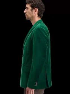 DOUBLE-BREASTED VELVET PARTY BLAZER-Scotch & Soda Fashion