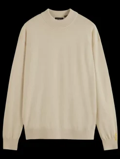 DROPPED SHOULDER MOCK NECK SWEATER-Scotch & Soda Sale