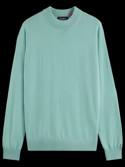 DROPPED SHOULDER MOCK NECK SWEATER-Scotch & Soda Sale