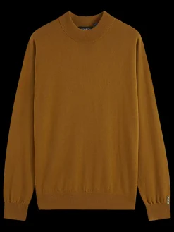DROPPED SHOULDER MOCK NECK SWEATER-Scotch & Soda Sale