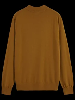 DROPPED SHOULDER MOCK NECK SWEATER-Scotch & Soda Sale