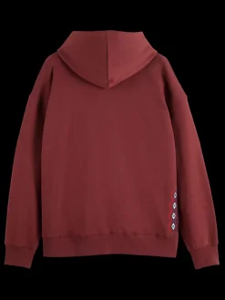 Embroidered artwork hoodie-Scotch & Soda Sale