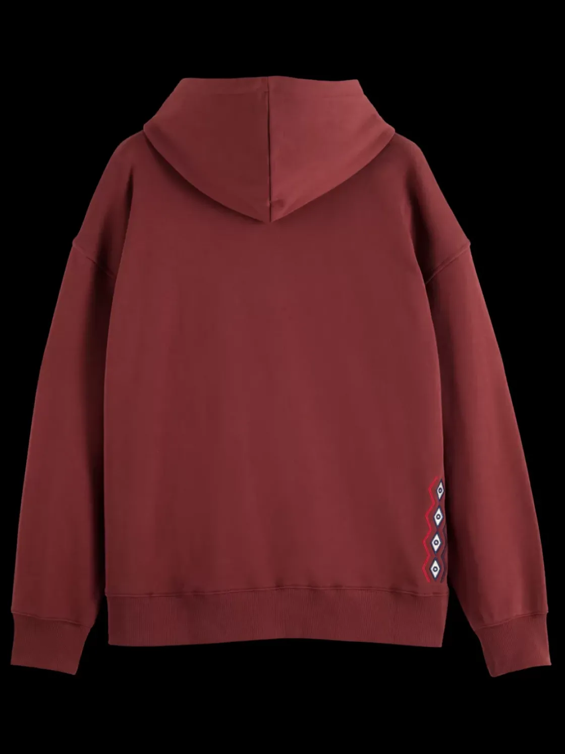 Embroidered artwork hoodie-Scotch & Soda Sale