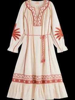 EMBROIDERED MAXI DRESS-Scotch & Soda Discount