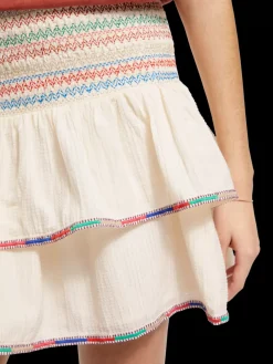 EMBROIDERED MINI SKIRT-Scotch & Soda Clearance