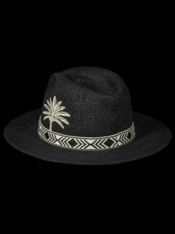 Embroidered straw panama hat-Scotch & Soda Outlet