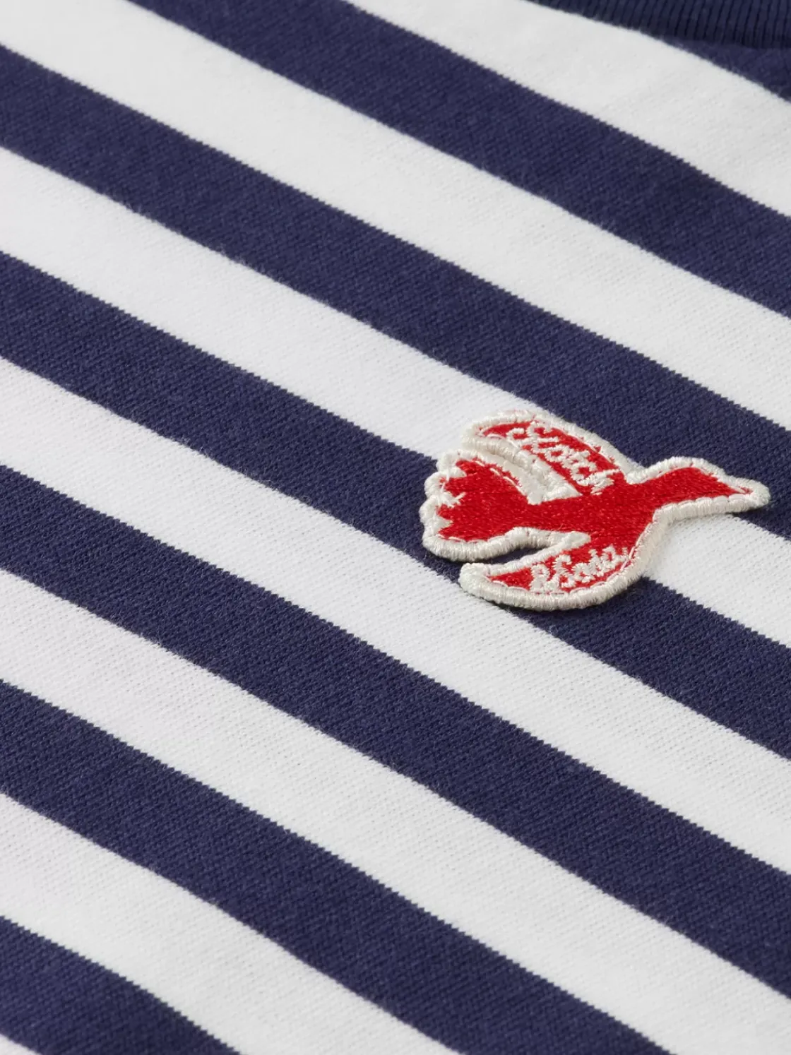 Essential - THE FREE SPIRIT PEACE BIRD STRIPED T-SHIRT-Scotch & Soda Hot