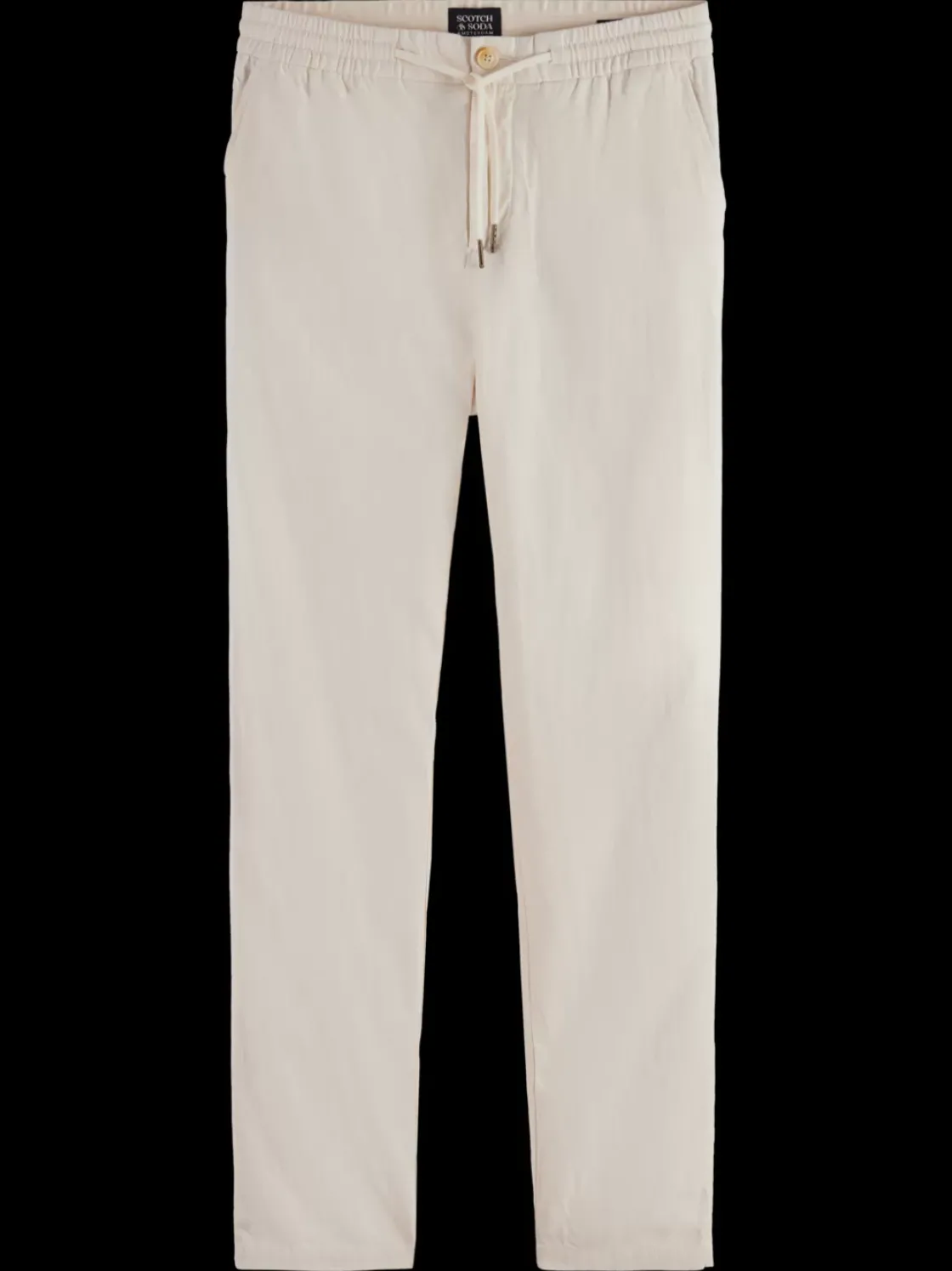 Essential - WARREN - COTTON/ LINEN TWILL JOGGER-Scotch & Soda Online