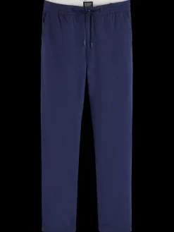 Essential - WARREN - COTTON/ LINEN TWILL JOGGER-Scotch & Soda Online