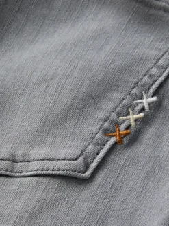 Essential bohemienne mid rise skinny jeans - grey roots-Scotch & Soda Online