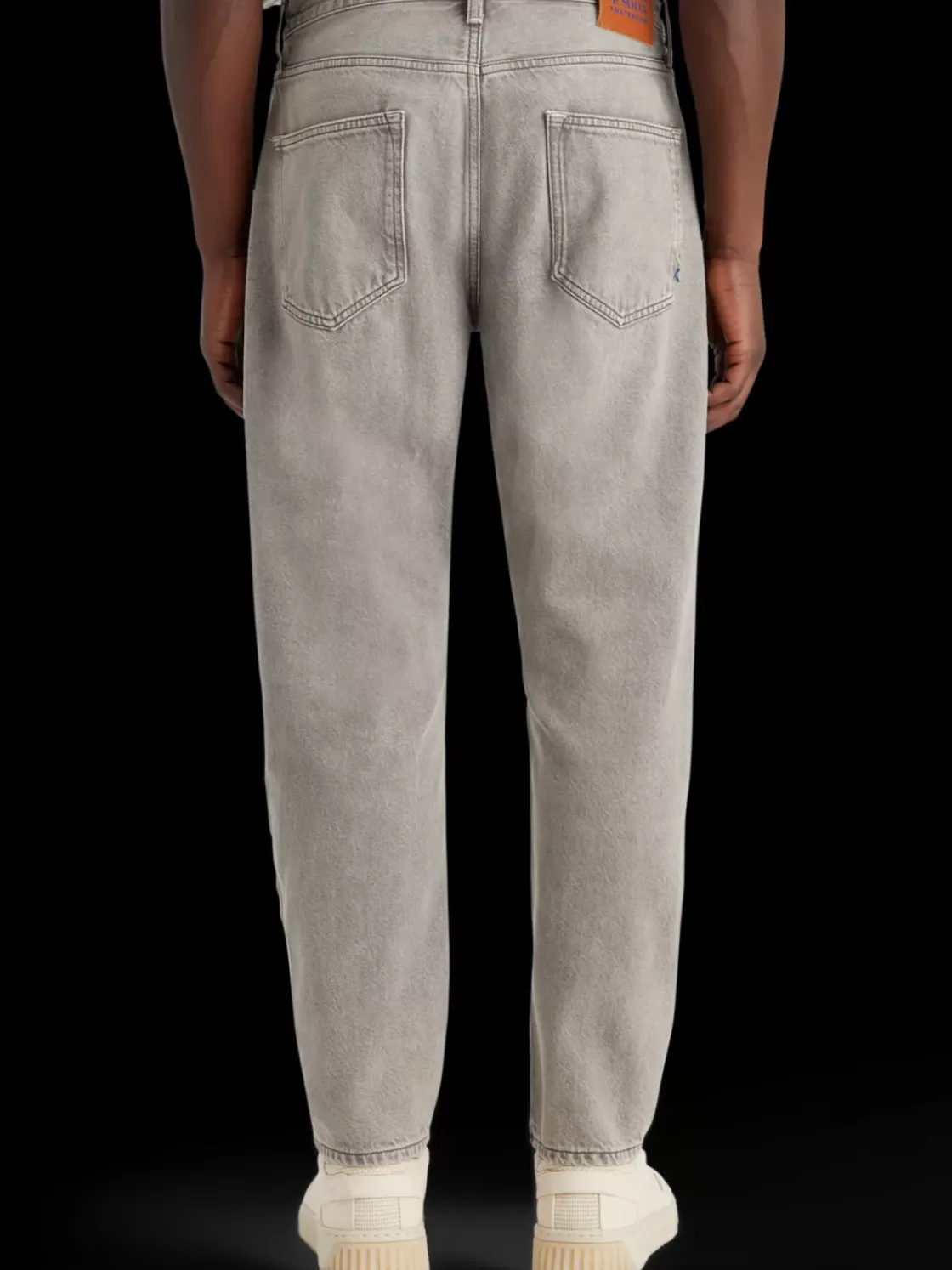 Essential DEAN LOOSE TAPERED JEANS GREY ROAD-Scotch & Soda Fashion