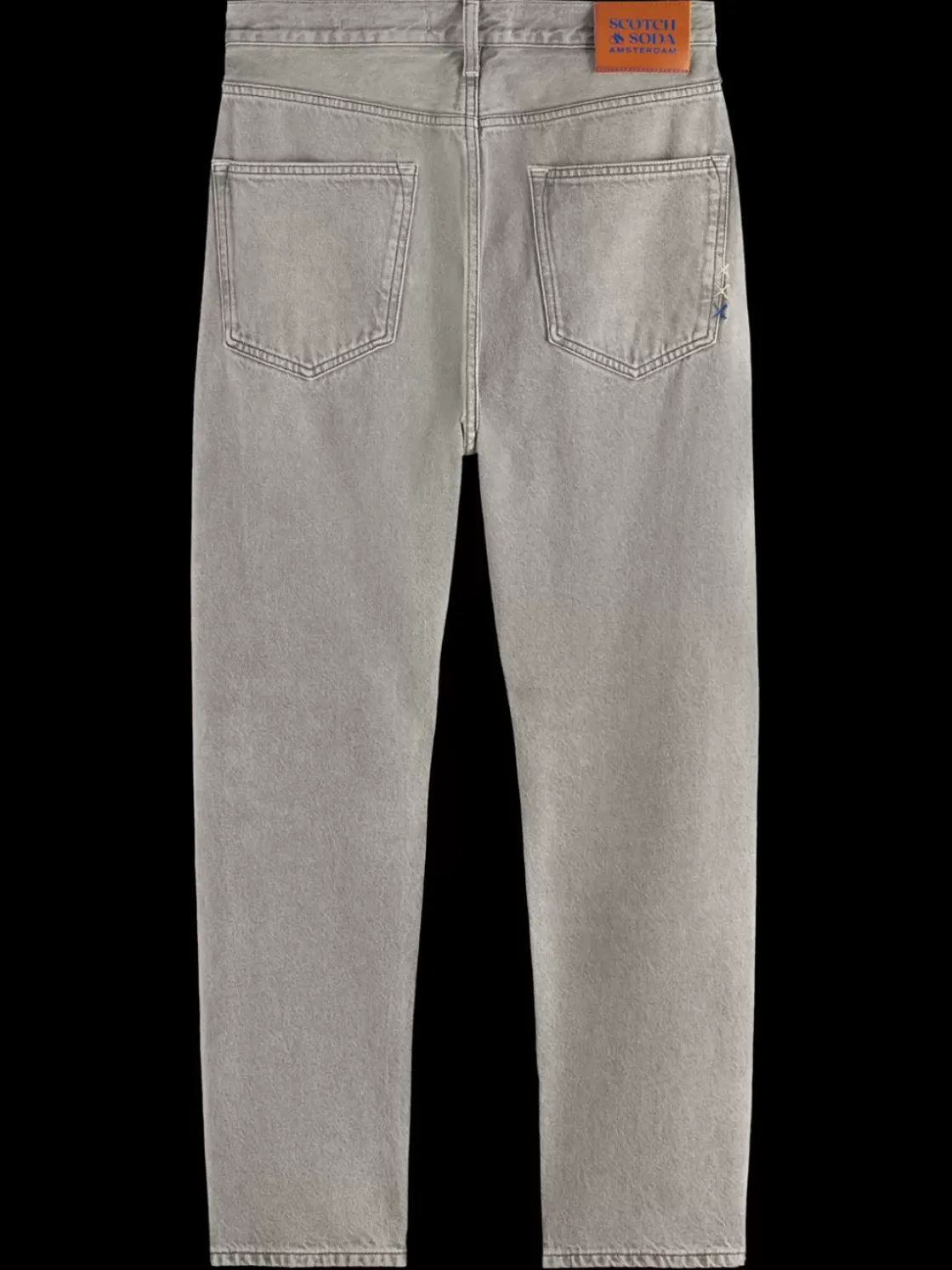 Essential DEAN LOOSE TAPERED JEANS GREY ROAD-Scotch & Soda Fashion