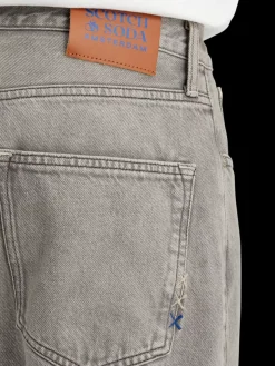 Essential DEAN LOOSE TAPERED JEANS GREY ROAD-Scotch & Soda Fashion