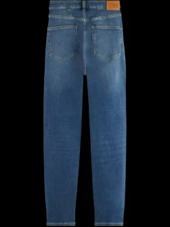 Essential HIGH FIVE SUPER STRETCH  SLIM JEANS - CLASSIC BLUE-Scotch & Soda Hot