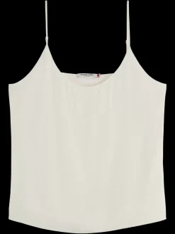 Essential JERSEY WOVEN TANK-Scotch & Soda Hot